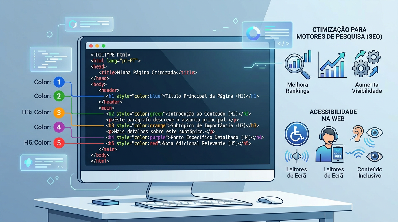 Importância da hierarquia das Tags HTML