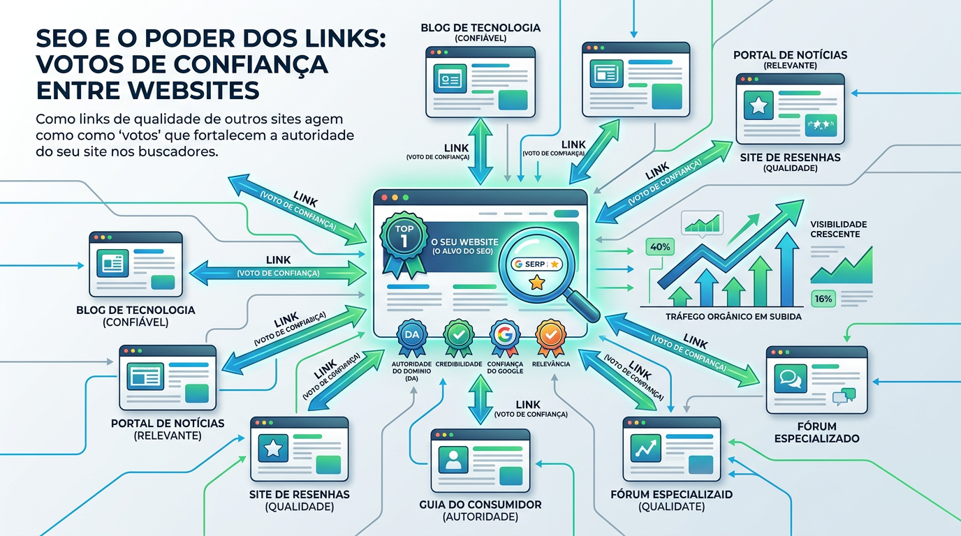 Os links são votos de confiança entre websites?